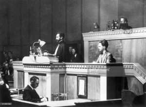 Emperor Haile Selassie before the League of Nations